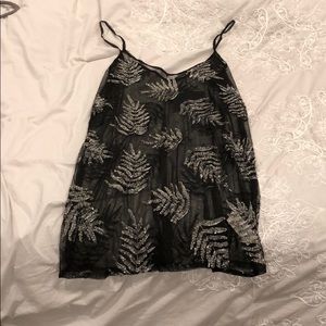 Sheer Embellished Dress